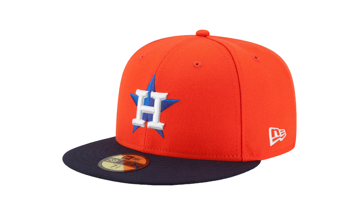 59FIFTY Houston Astros 2017 AC Perf Alt Fitted Hat Dark Orange / Navy / Black - Under Brim NE972