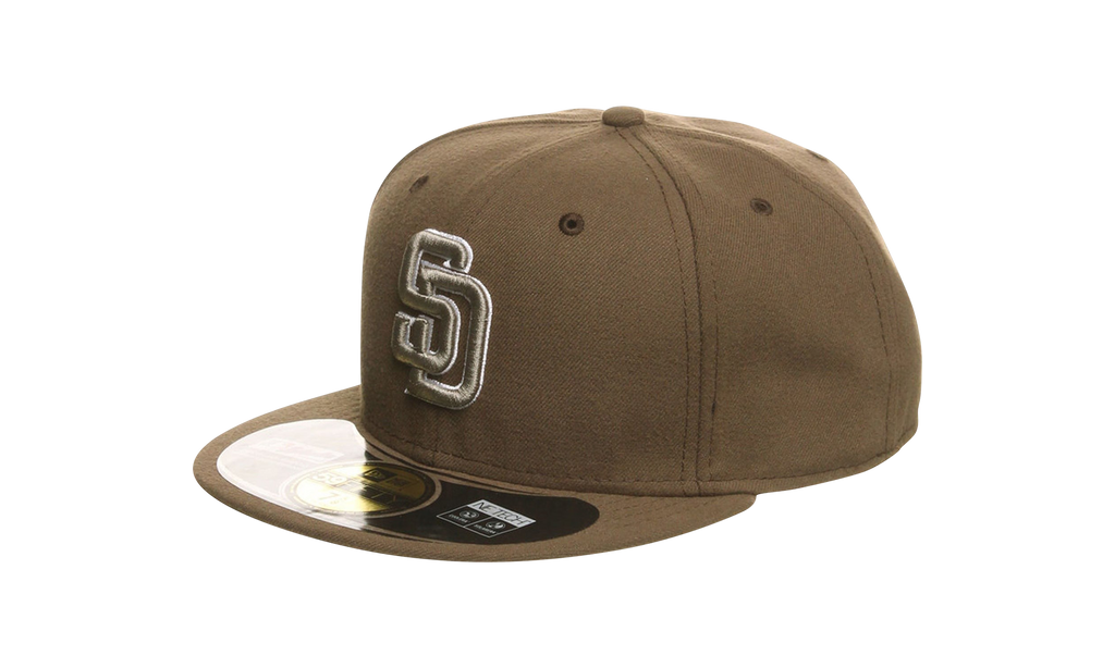 59FIFTY San Diego Padres Authentic Fitted Hat Brown / Black - Under Brim NE931