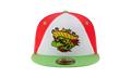 59FIFTY Harrisburg Theme Night 'Senators Playeros' Fitted Hat Red and White / Green - Brim NE746