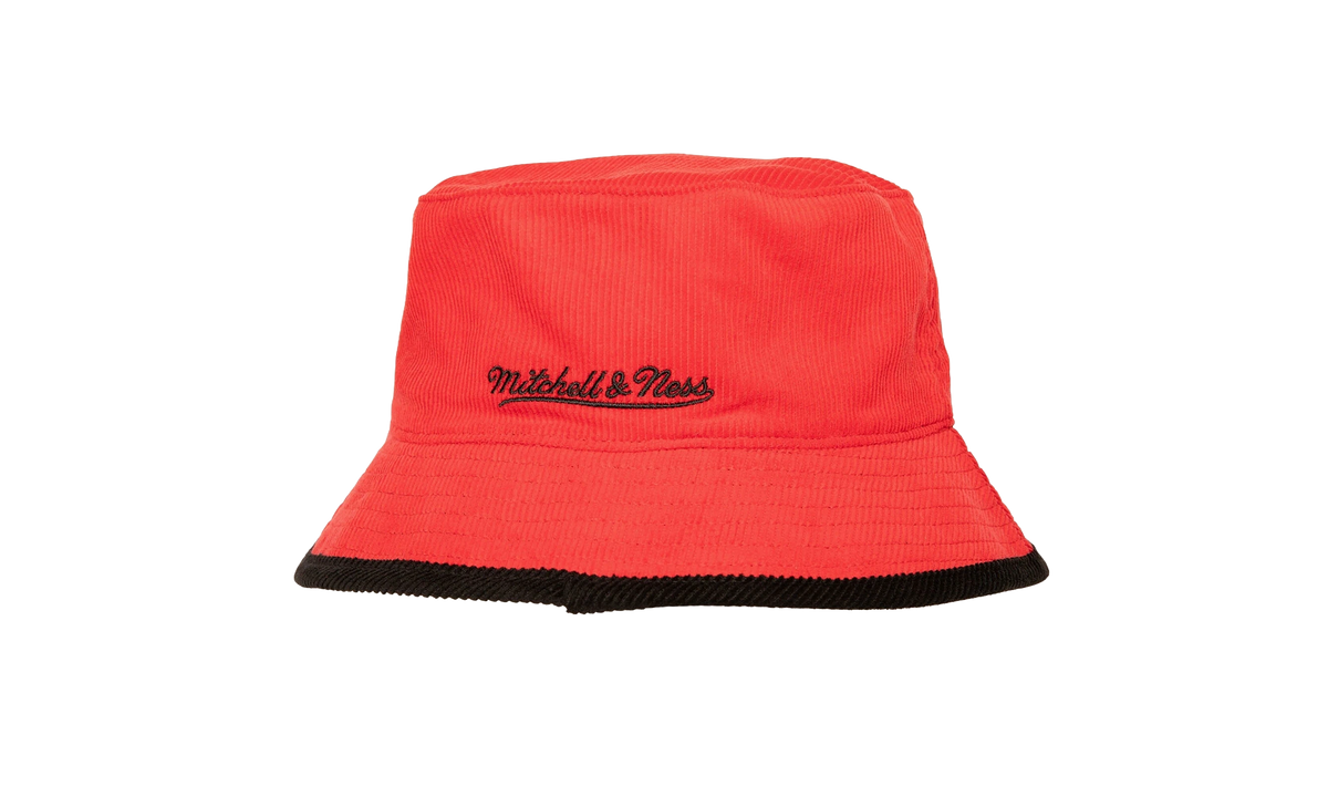 NBA Hardwood Classics Team Cord Bucket Hat Chicago Bulls - Red HBKB5809 CBUYYPPPRED1