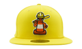 59FIFTY Charlotte Knights Theme Night 'Traffic Cones' Fitted Hat Yellow NE766