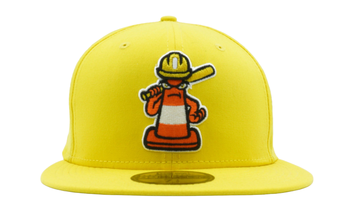 59FIFTY Charlotte Knights Theme Night 'Traffic Cones' Fitted Hat Yellow NE766