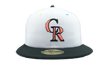 59FIFTY Colorado Rockies 25th Anniversary Fitted Hat Light Grey / Dark Green/ Grey - Under Brim NE830
