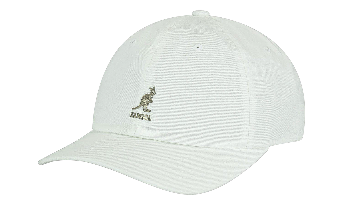 Washed Baseball Cap White K5165HT WH103