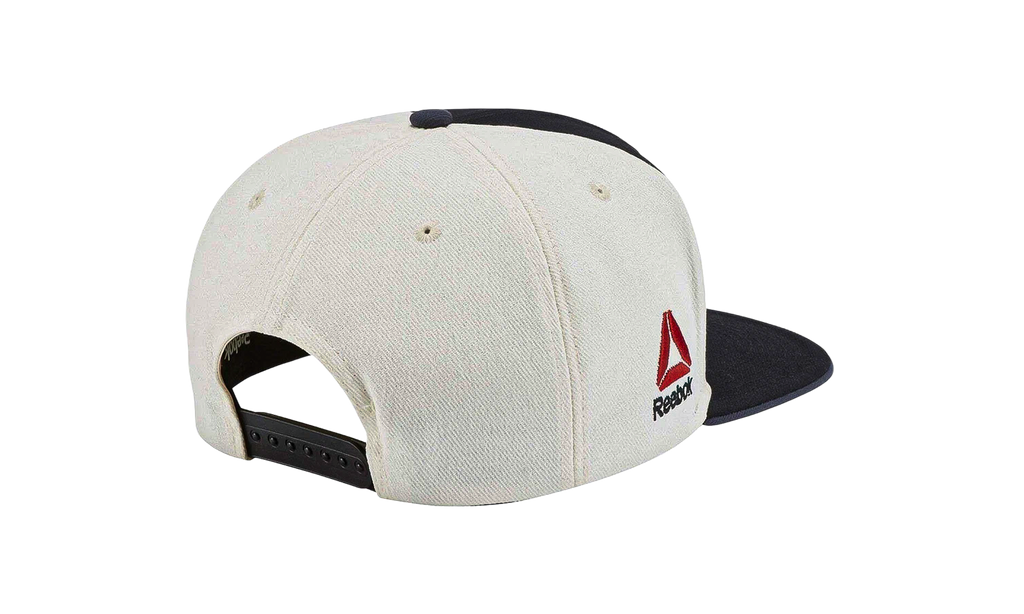 UFC Flat Brim Snapback Hat Black / Cream /Gold VW41Z 040 UUFC