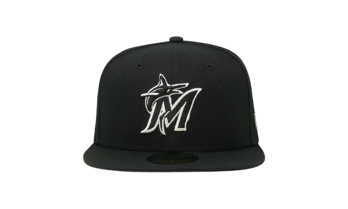 59FIFTY Miami Marlins Authentic Fitted Hat Black NE702