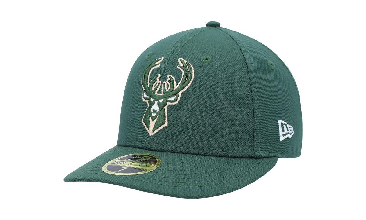 59FIFTY Milwaukee Bucks Basic Team Color Fitted Hat Green NE1048