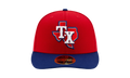 59FIFTY Texas Rangers 2020 Alt3 Low Profile Authentic Fitted Hat Red / Blue - Brim NE1034