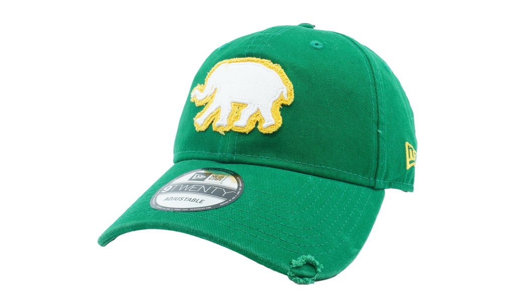 9TWENTY Oakland Athletics Distressed Patch Adjustable Hat Green NE754