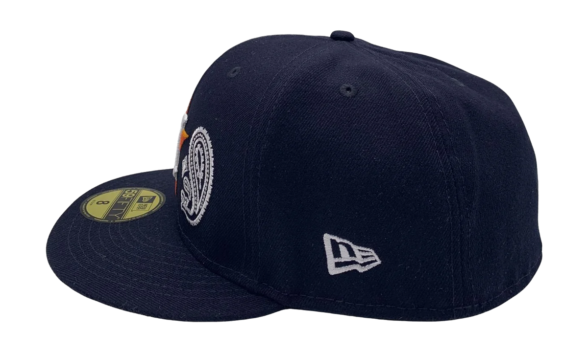 59FIFTY Houston Astros Patchwork Bottom Fitted Hat Navy Blue / Multicolor NE524