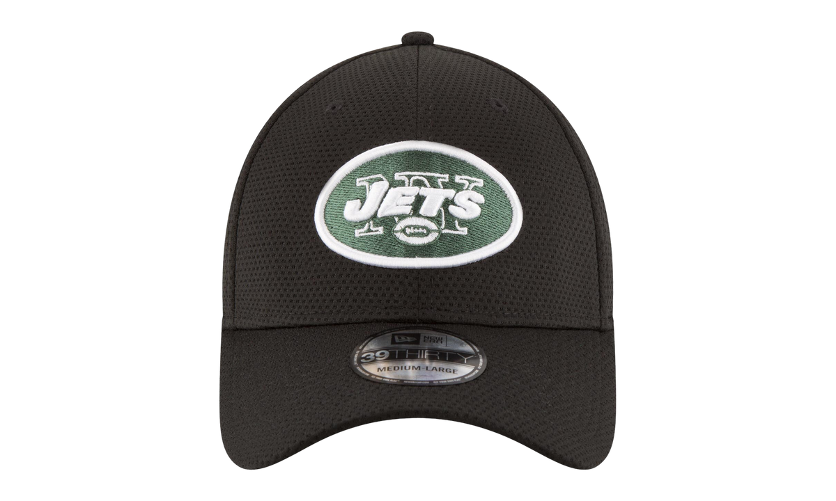 39THIRTY New York Jets Sideline Tech Stretch Fit Hat Black NE591