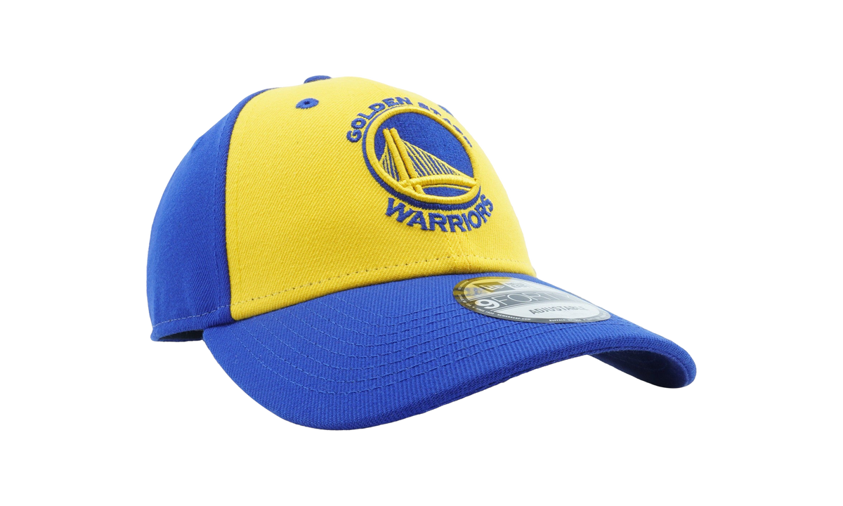 9FORTY Golden State Warriors Free Throw Snapback Hat Blue / Yellow / Blue - Brim NE640
