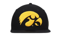 9FIFTY Iowa Hawkeyes Snapback Hat Black / Yellow - Logo NE1022