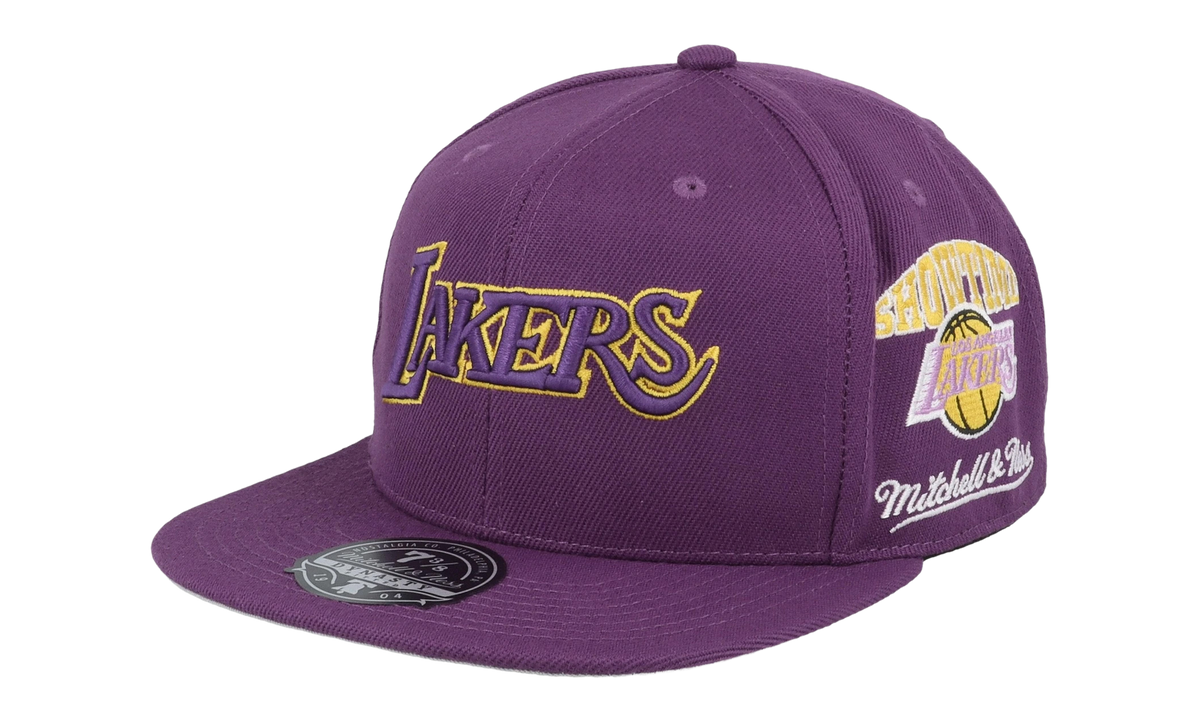 NBA Hardwood Classics Team Origins Fitted Cap Los Angeles Lakers - Purple 6HSFSH22016 LALPURP