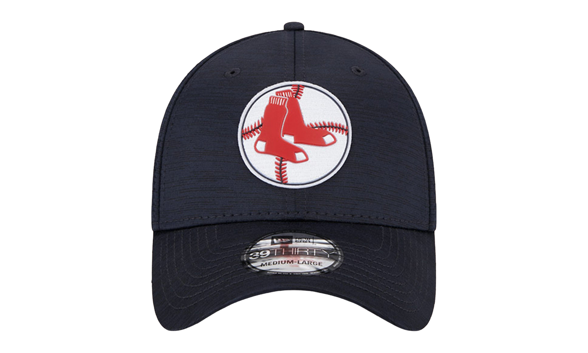 39THIRTY Boston Red Sox 2023 Clubhouse Flex Fit Hat Navy / Grey - Under Brim NE852