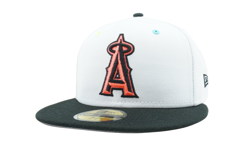 59FIFTY Los Angeles Angels 2002 World Series Fitted Hat White / Graphite / Grey - Under Brim NE828