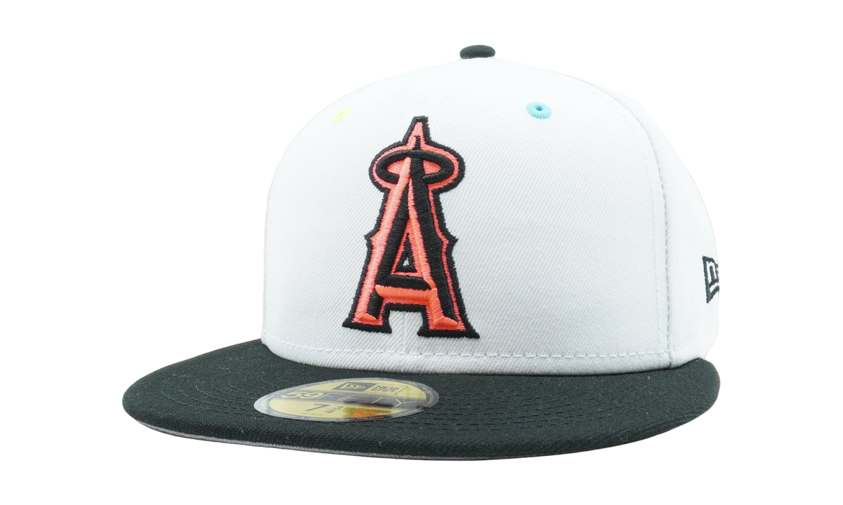59FIFTY Los Angeles Angels 2002 World Series Fitted Hat White / Graphite / Grey - Under Brim NE828