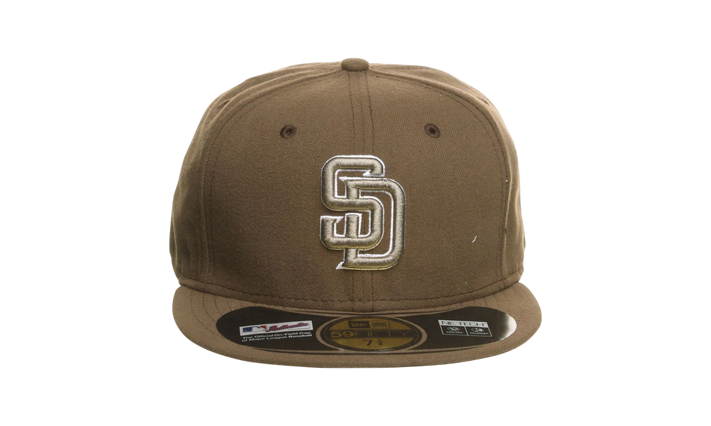 59FIFTY San Diego Padres Authentic Fitted Hat Brown / Black - Under Brim NE931