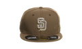 59FIFTY San Diego Padres Authentic Fitted Hat Brown / Black - Under Brim NE931