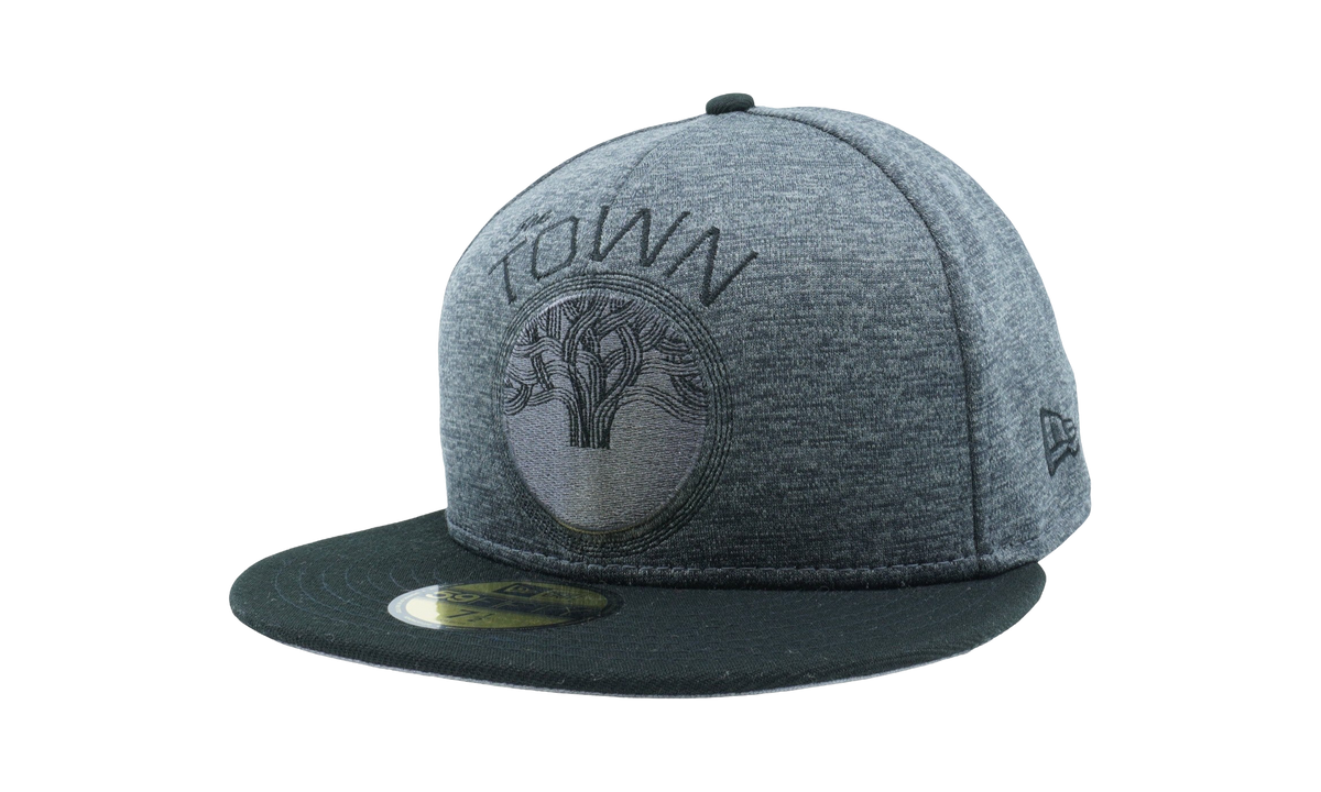 59FIFTY Golden State Warriors Heather Huge Fit Fitted Hat Heather Grey / Dark Green / Grey - Under Brim NE680