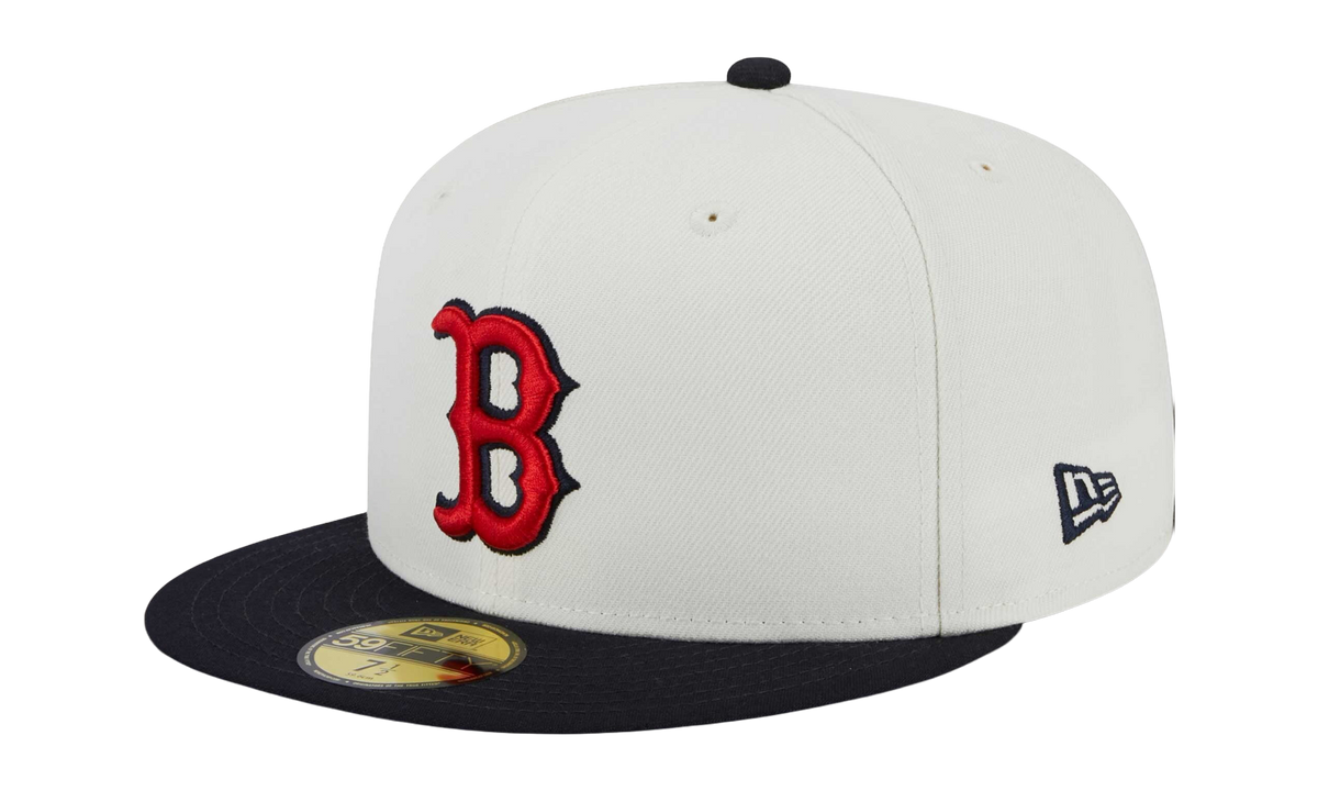 59FIFTY Boston Red Sox 2013 World Series Retro E1 Fitted Hat Cream / Navy / Grey - Under Brim NE872