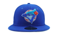 59FIFTY Toronto Blue Jays Cloud Under Fitted Hat Blue / Sky Blue Cloud - Under Brim NE815