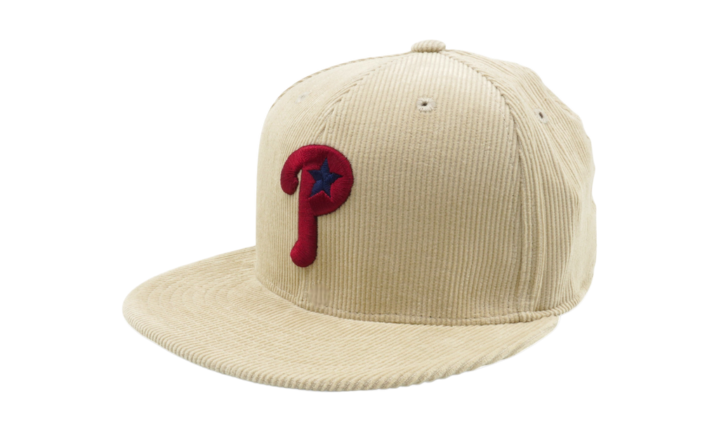 MLB Team Cord Fitted Phillies 2004 Cap Cream 6HSF1838 PPH04PPPCREA