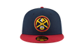 59FIFTY Denver Nuggets Finals Champ Fitted Hat Navy / Red - Visor NE752