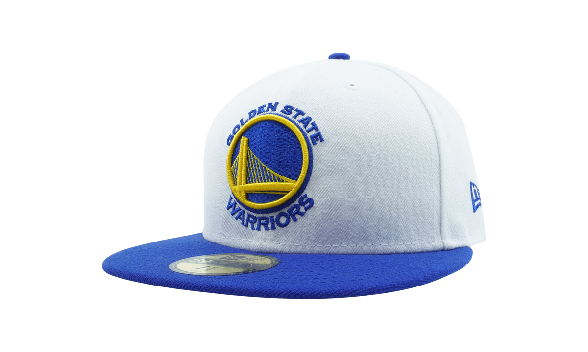 59FIFTY Golden State Warriors Fitted Hat White / Blue NE652