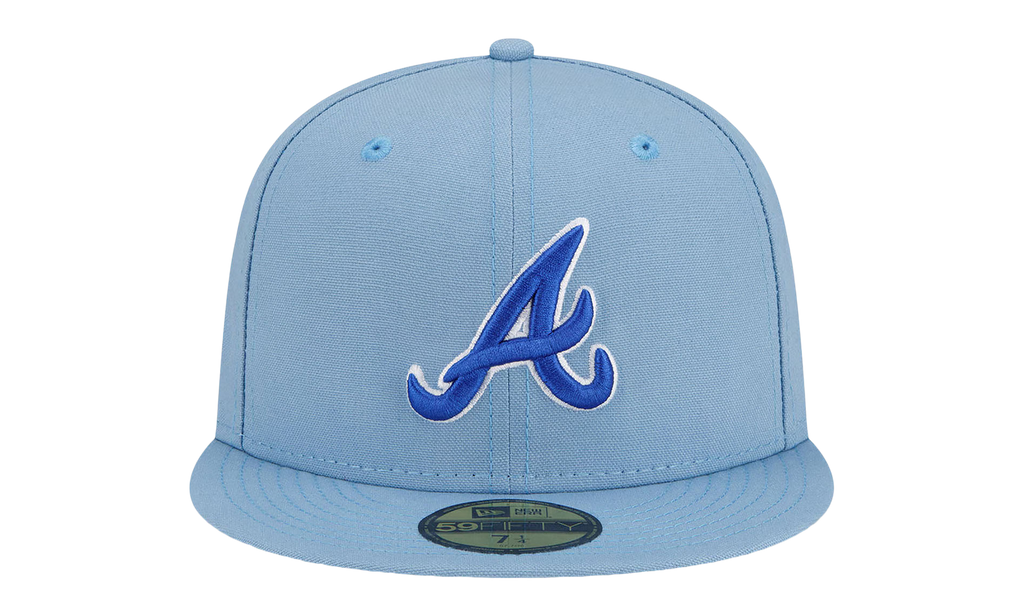 59FIFTY MLB ATLANTA BRAVES FITTED HAT ERIC EMANUEL - Light Blue EE433
