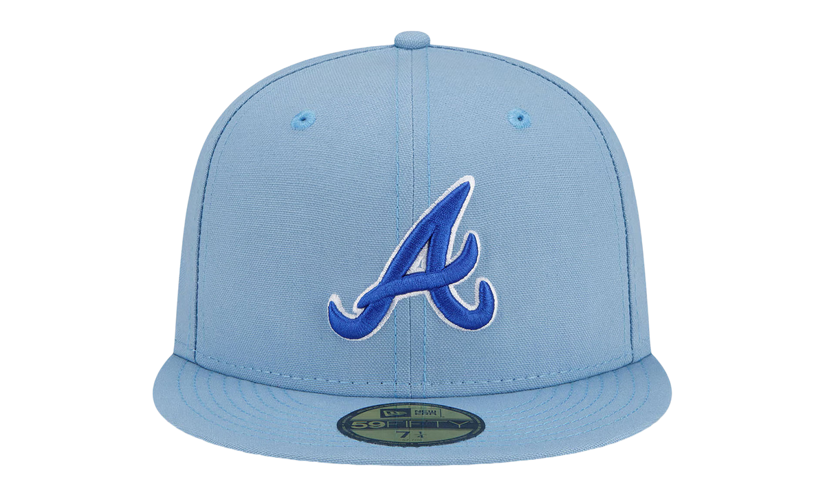 59FIFTY MLB ATLANTA BRAVES FITTED HAT ERIC EMANUEL - Light Blue EE433