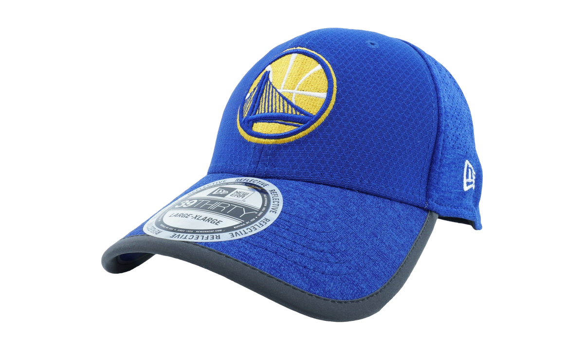 39THIRTY Golden State Warriors Training Fitted Hat Blue NE683