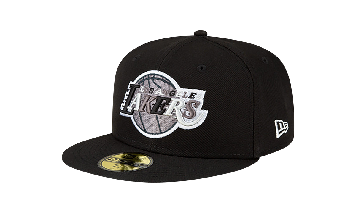 59FIFTY Los Angeles Lakers Fitted Hat Black - Gray - Under Brim NE1089
