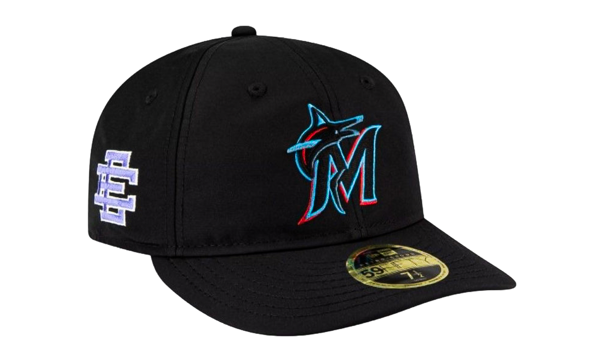 59FIFTY MLB NY19 MIA MARLINS FITTED HAT ERIC EMANUEL - Black EE415