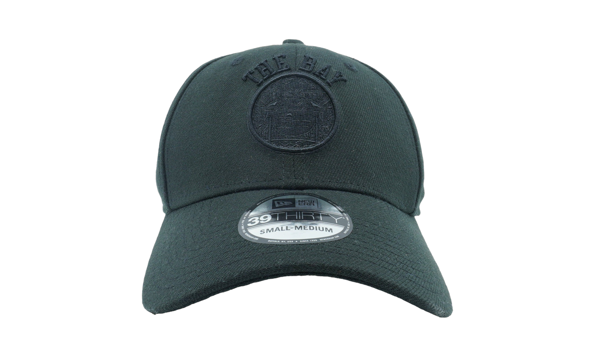 39THIRTY Golden State Warriors 'The Bay' Stretch Fit Hat Black NE658