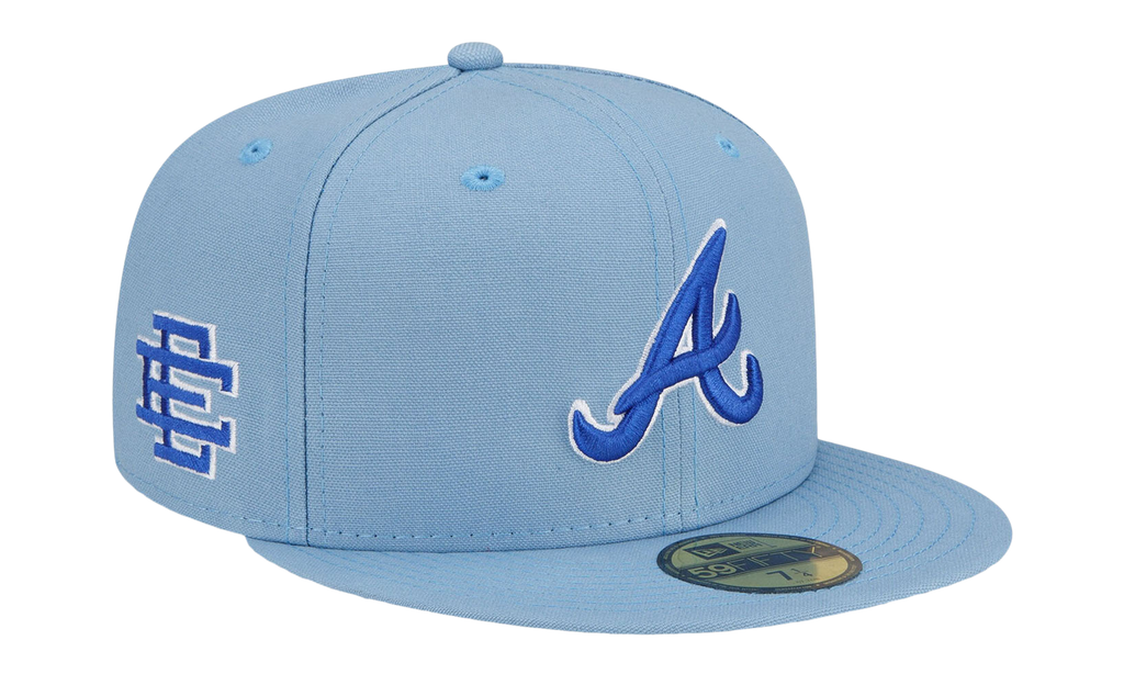 59FIFTY MLB ATLANTA BRAVES FITTED HAT ERIC EMANUEL - Light Blue EE433