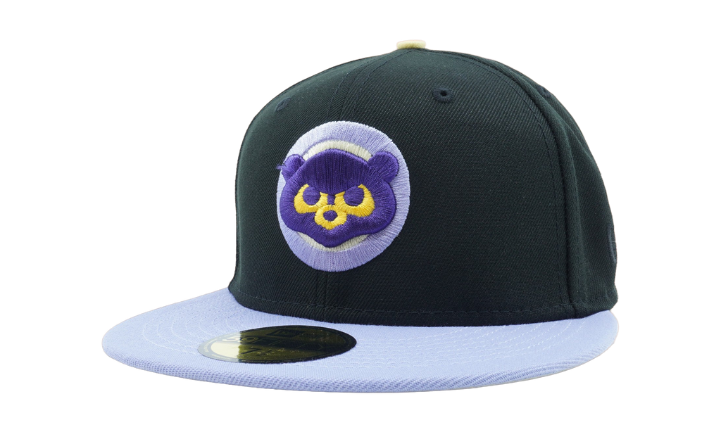 59FIFTY Chicago Cubs 1990 All Star Game Fitted Hat Charcoal / Purple / Yellow - Under Brim NE1098