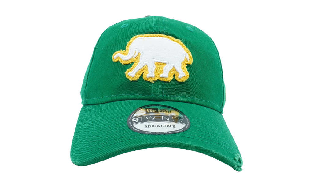 9TWENTY Oakland Athletics Distressed Patch Adjustable Hat Green NE754