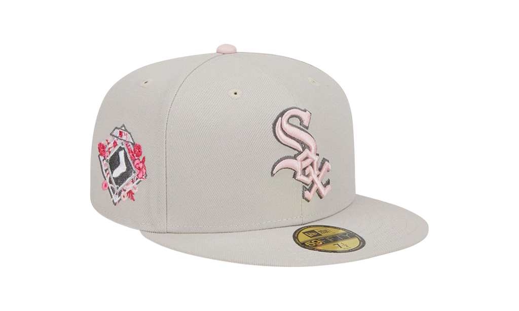 59FIFTY Chicago White Sox Mother's Day On-Field Fitted Hat Khaki / Pink - Under Brim NE903