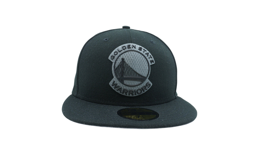 59FIFTY Golden State Warriors Hexshine Logo Fitted Hat Charcoal / Grey - Under Brim NE1131