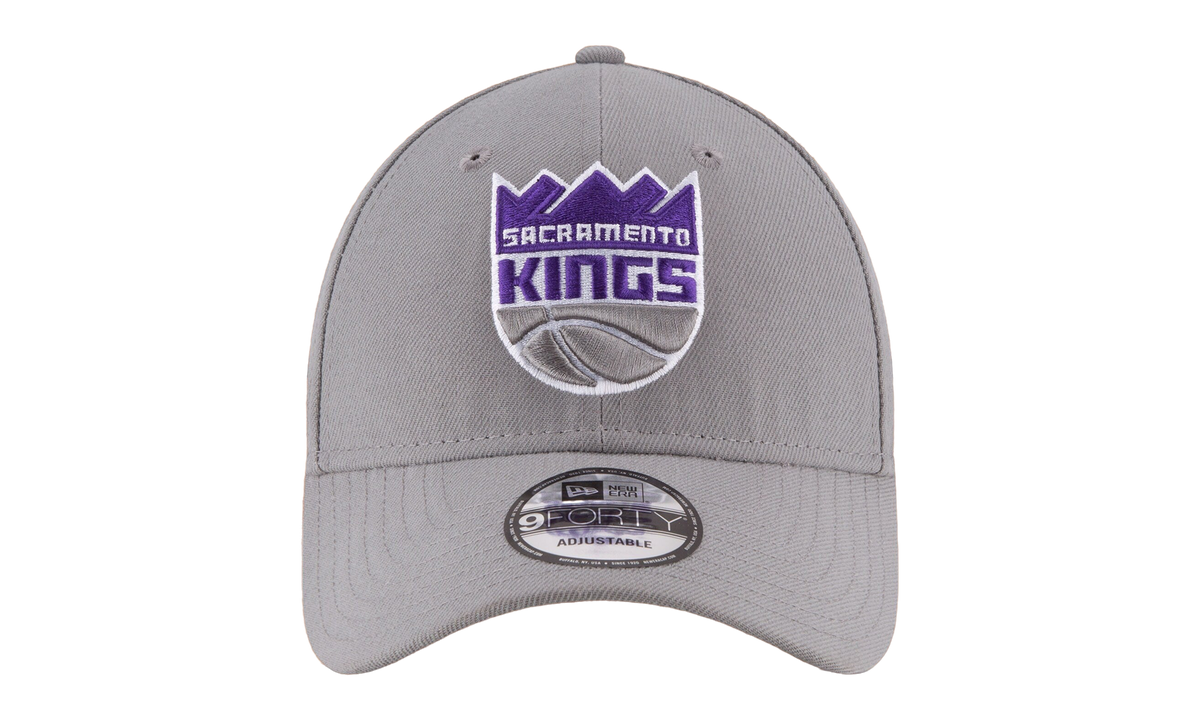 9FORTY Sacramento Kings The League Strapback Hat Gray NE609