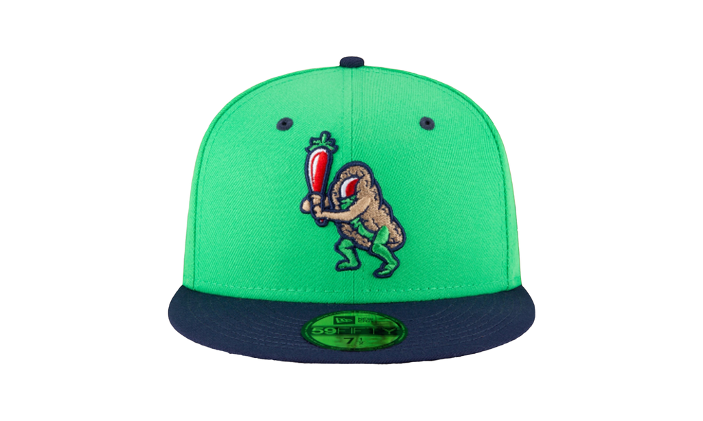 59FIFTY San Antonio Missions Theme Night 'Puffy Taco' Fitted Hat Green / Dark Green - Brim NE770