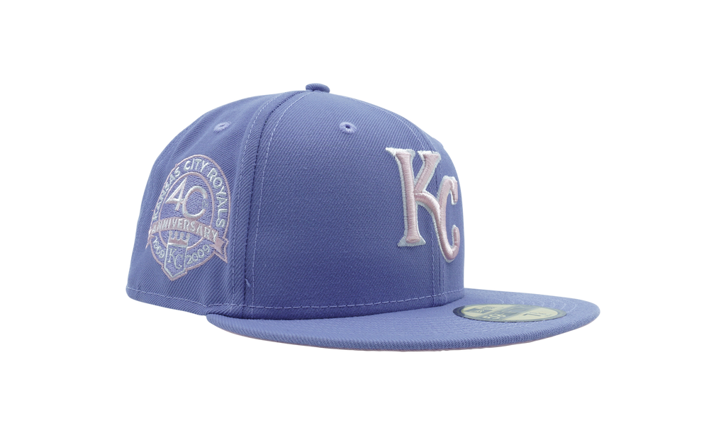 59FIFTY Kansas City Royals 40th Anniversary Fitted Hat Lavender NE1068