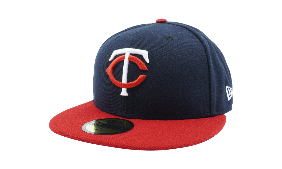 59FIFTY Minnesota Twins On-Field Authentic Collection Fitted Hat Navy / Red - Brim / Red - Top Button NE969