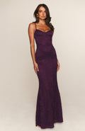 LADIESSTREETX Merlot Strapless Evening Maxi Dress