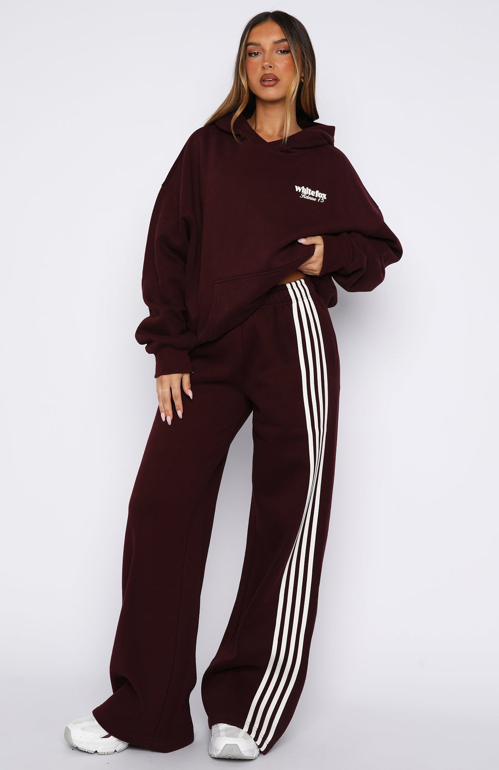 Release 15 Asalia Wide Leg Sweatpants Plum