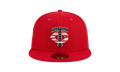 59FIFTY Minnesota Twins Fourth Of July Fitted Hat Red / Grey - Under Brim NE910