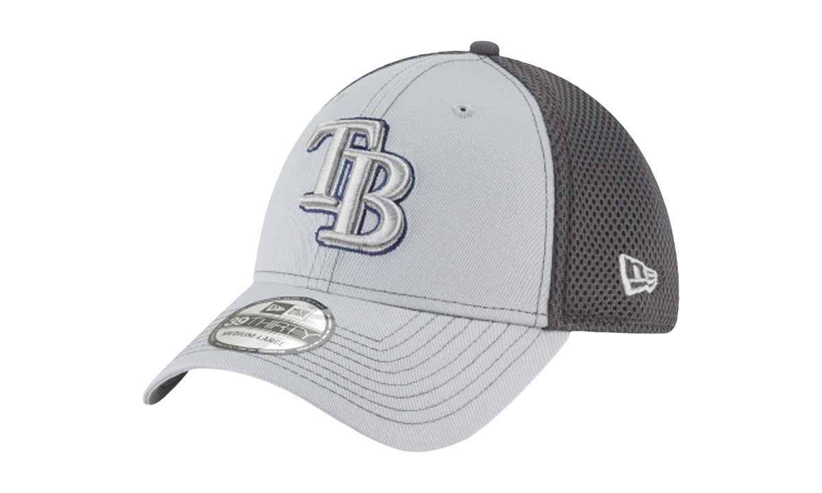 39THIRTY Tampa Bay Rays Neo Flex Fit Hat Grey NE663
