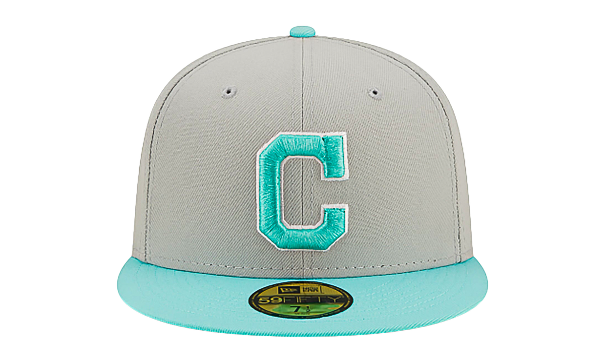 59FIFTY Cleveland Guardians Authentic Fitted Hat Grey / Teal - Visor NE795
