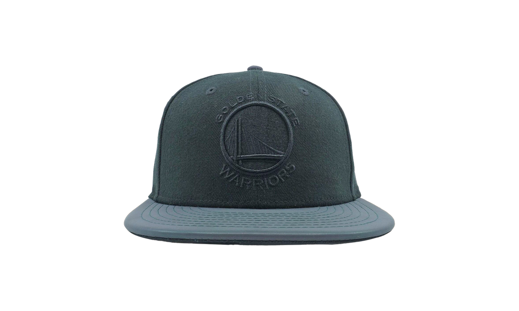 9FIFTY Golden State Warriors Color Switch Snapback Hat Black / Grey - Brim NE623
